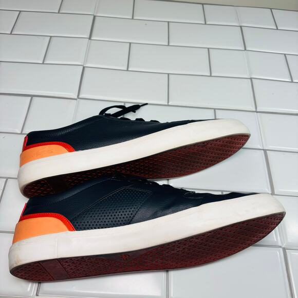 Lacoste 4HND.15 116 1 Casual Sport Men's Shoes Sz 11.5 Blue/Orange - Picture 7 of 10